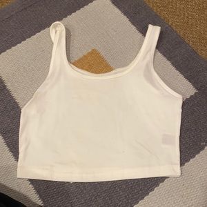 white tank top